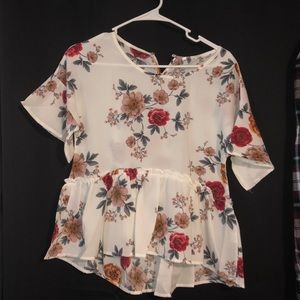 Cute flowered blouse